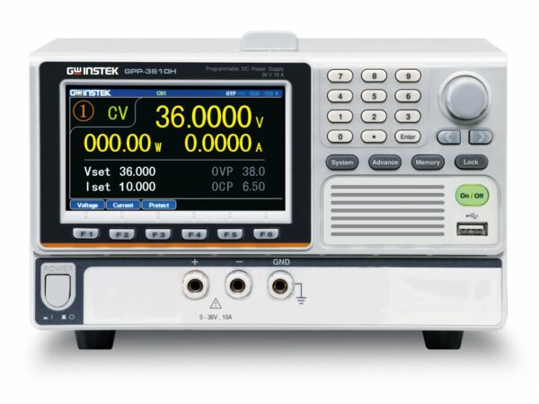 gpp 3610h/7250 single channel programmable dc power supply