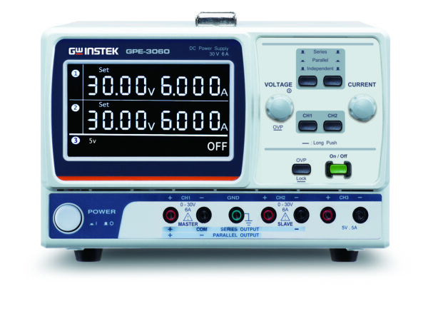 gpe 3060/6030 triple channel dc power supply
