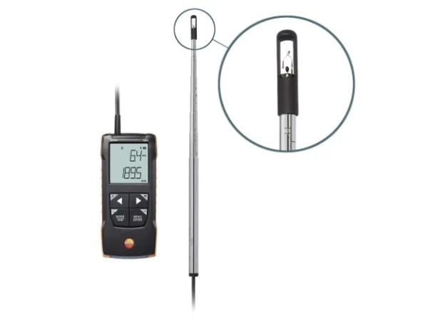 testo 425 digital hot wire anemometer with app connection