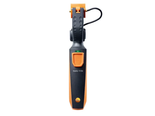 testo 115i clamp thermometer operated via smartphone